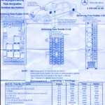 Mercedes C-200 Engine Fuse Diagram Manual Image