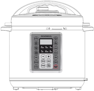 ROZMOZ YS60G Electric Pressure Cooker Manual Image