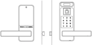 HARFO F01 Fingerprint Door Lock Manual Image