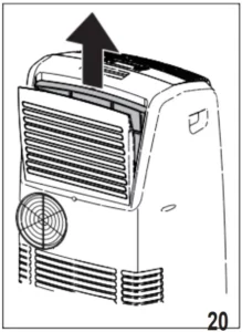DeLonghi PAC AN HPE Series Portable Air Conditioner Manual Image