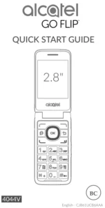 Alcatel GO FLIP 4044V phone Manual Image