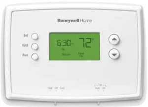 Honeywell RTH221B Programmable Thermostat Manual Image