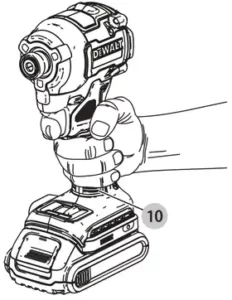 DEWALT DCF850 Atomic Compact 20V Max Impact Driver Manual Image