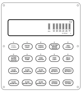 FOREST RIVER TP33 Control Panel Manual Image