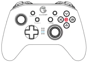 GameSir T4 Pro Wireless Game Controller Manual Image