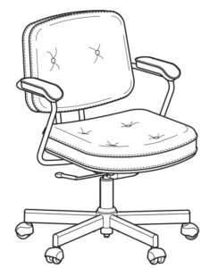 IKEA ALEFJALL Office Chair Manual Image