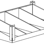 IKEA BROR Shelf Divider 85x55x18cm Manual Thumb