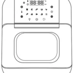 Innsky IS-AF001 10.6 Quart Air Fryer Oven Manual Image