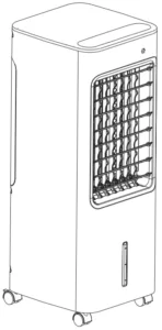 Midea AC100-18BR Air Cooler Manual Image