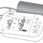 OMRON BP7450 10 Series Upper Arm Blood Pressure Monitor Manual Thumb