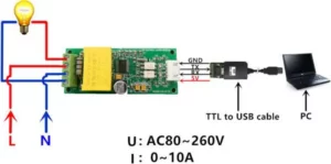 AC Communication Module PZEM-004T V3.0 Manual Image