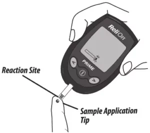 ReliOn Prime Blood Glucose Test Strips Manual Image