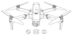 SJRC F11 4K Pro Folding Aircraft Manual Image