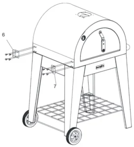 FIAMMETTA 0095630 Blackfast Wood Fired Pizza Oven Manual Image