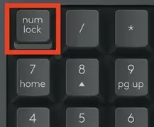 Num lock key