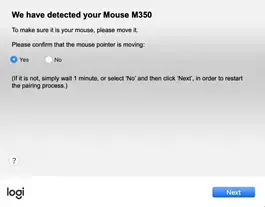 Mouse detected screen