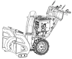 YARDWORKS 060-4012-4 Snowblower Manual Image