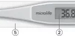 microlife MT 550 Digital Thermometer Manual Thumb