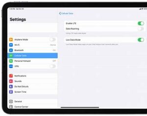 Apple Use Low Data Mode on your iPhone and iPad Manual Image