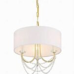 CRYSTORAMA DEL-90803-AG Delilah Three Light Mini Chandelier Manual Thumb