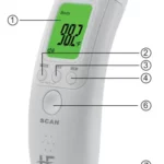 homewell ESSENTIALS V37752 No-Touch Infrared Thermometer Manual Thumb
