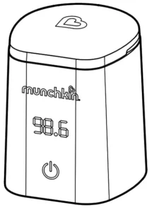 munchkin MKFE0769-01 98 Degree Digital Bottle Warmer Manual Image