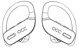 occiam T17 True Wireless Earbuds Manual Image