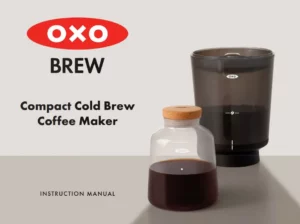 oxo 52141526 Brew Compact Cold Brew Coffee Maker Manual Image