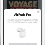 Share audio with AirPods and Beats headphones from iPod touch Manual Thumb