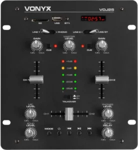 VONYX VDJ25 Mixer Amplifire BT Manual Image