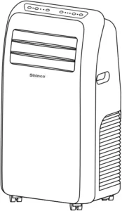 Shinco Portable Air Conditioner SPF2-10C, SPF2-12C Manual Image