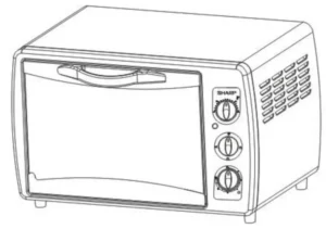 SHARP EO19K Electric Oven Manual Image