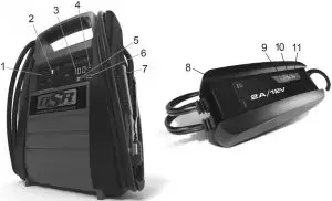 DSR Pro Series Professional Battery Boosters Manual Image