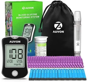 AUVON DS-W1001002 High-Tech Blood Sugar Test Kit Manual Image