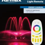 Airmax RGBW LED Light Remote Manual Image