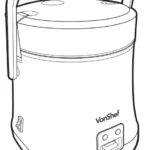 VonHaus 2013342 Mini Electric Rice Cooker Manual Thumb