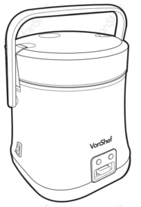 VonHaus 2013342 Mini Electric Rice Cooker Manual Image