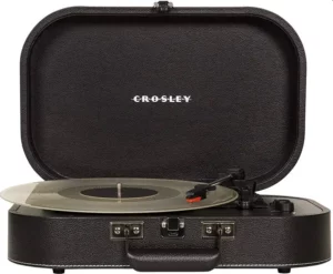 CROSLEY CR8009 Discovery Vintage Bluetooth 3-Speed Belt-Driven Suitcase Turntable Manual Image