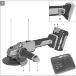 Einhell AXXIO Cordless Angle Grinder Manual Image
