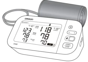 OMRON BP7350 Upper Arm Blood Pressure Monitor Manual Image