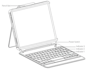 inateck KB04001 Bluetooth Keyboard Manual Image