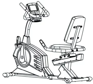 MARCY Regenerating Magnetic Recumbent Bike ME-706 Manual Image