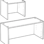 IKEA BILLY Height Extension Unit Birch Veneer Manual Thumb