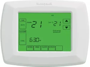Honeywell Peaksaver Thermostat Manual Image