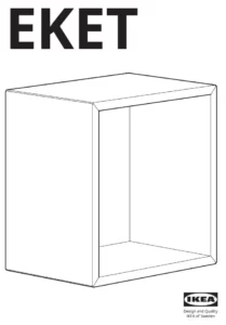 IKEA 604.741.28 EKET Cabinet Manual Image