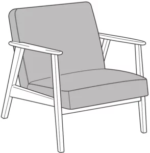IKEA EKENÄSET Chair Manual Image