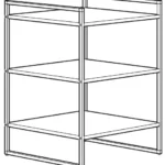IKEA JONAXEL Shelf Unit 50x51x70 cm Manual Thumb