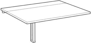 IKEA NORBERG Wall-Mounted Drop-Leaf Table Manual Image