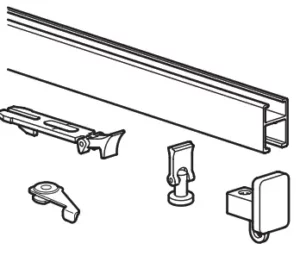 IKEA VIDGA Single Track Set Manual Image