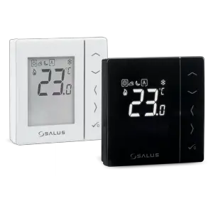 SALUS Programmable Wired Thermostat VS30W/VS30B Manual Image